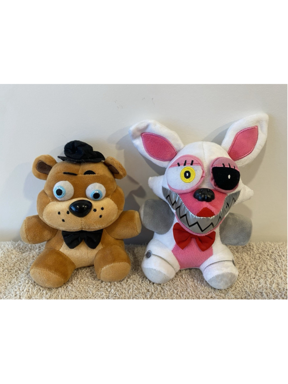 Five Nights at Freddy’s Plush Lot Freddy Fazbear & Mangle 2016 FNAF Stuffed Toys